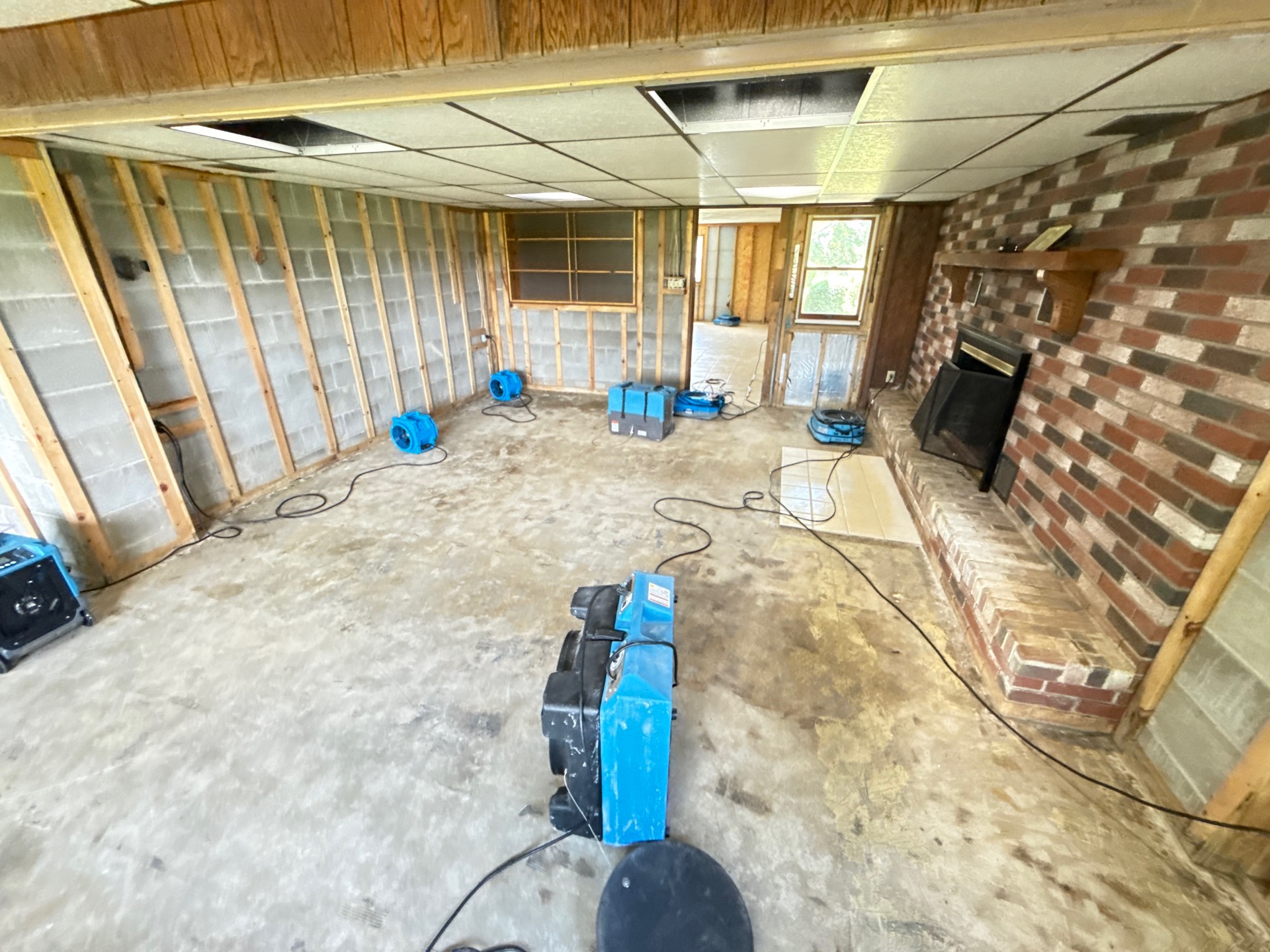 Water Damage Restoration crew working in Lexington, KY - Independent Restoration Services