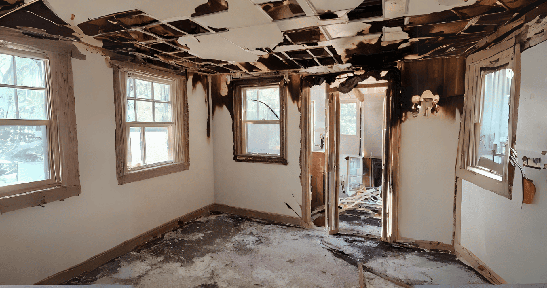 Fire & Smoke Damage Restoration crew working in Lexington, KY - Independent Restoration Services